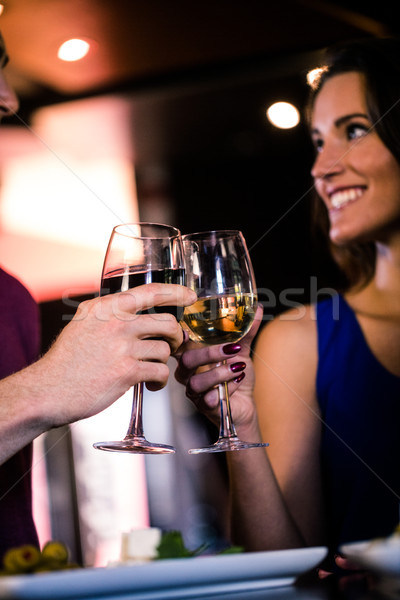 Coppia vetro vino donna Foto d'archivio © wavebreak_media