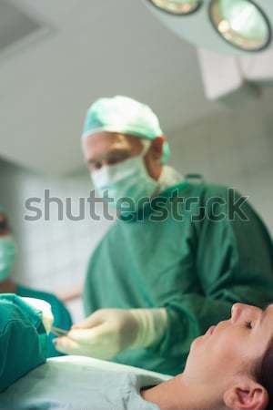 Chirurgen Betrieb Theater Krankenhaus Service weiblichen Stock foto © wavebreak_media