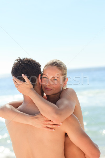 Enamored couple at the beach Stock photo © wavebreak_media