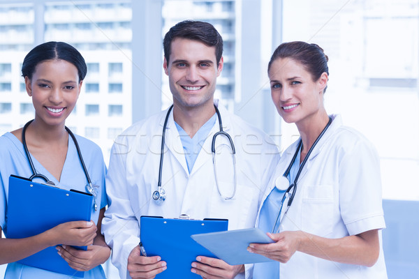 [[stock_photo]]: Portrait · médecins · médicaux · bureau · femme