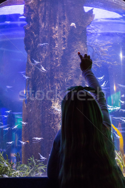 Young women pointing fish  Stock photo © wavebreak_media