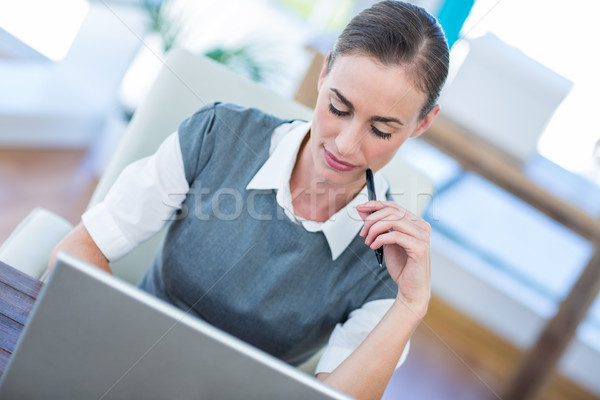 Businesswoman working on laptop computer  Stock photo © wavebreak_media