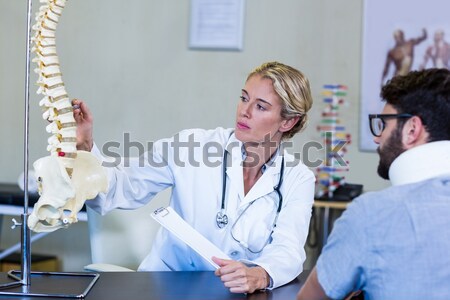 Mujer veterinario examinar perro médicos oficina Foto stock © wavebreak_media