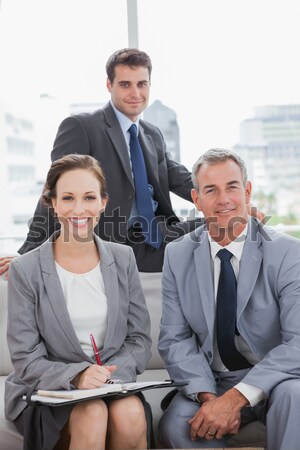 Supérieurs gestionnaire papier réunion équipe [[stock_photo]] © wavebreak_media