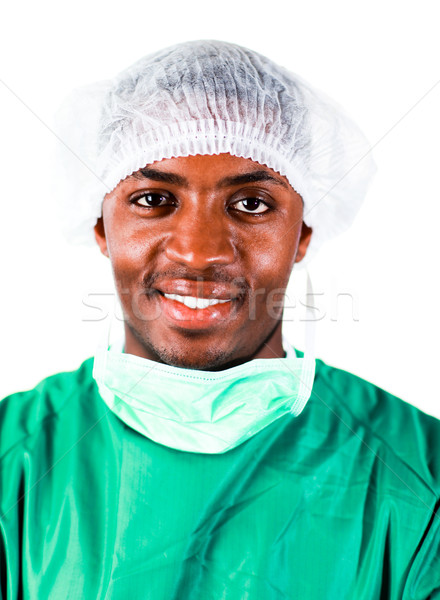 Senior Surgeon in Green scrubs Stock photo © wavebreak_media