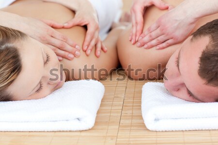 Zdjęcia stock: Para · powrót · masażu · spa · centrum