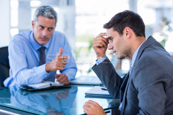 Foto stock: Gente · de · negocios · argumento · oficina · hombre · equipo · documentos