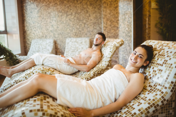 Man and woman lying down Stock photo © wavebreak_media