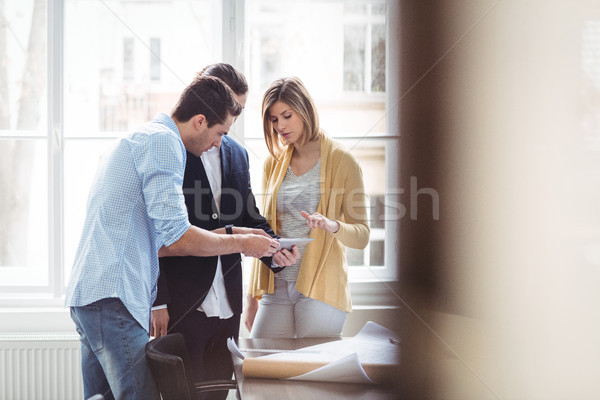 Interior designers using digital tablet  Stock photo © wavebreak_media