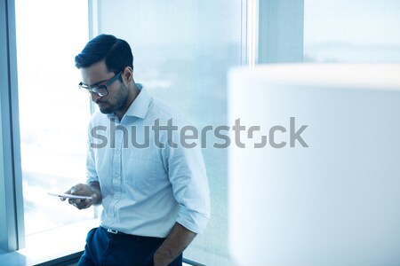 Worried doctor sitting on floor Stock photo © wavebreak_media