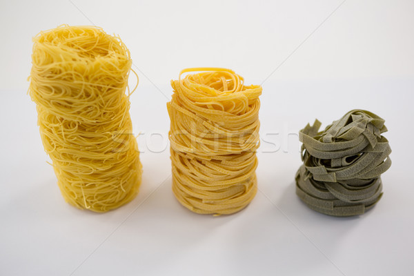 Various pasta arranged in a row Stock photo © wavebreak_media