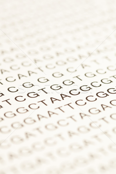 List of dna testing letters Stock photo © wavebreak_media