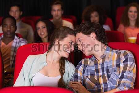 Portrait of woman sitting in movie theatre Stock photo © wavebreak_media