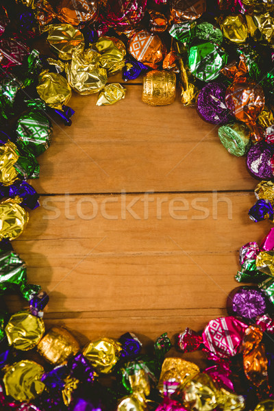 Colorful chocolates arranged on table during Halloween Stock photo © wavebreak_media