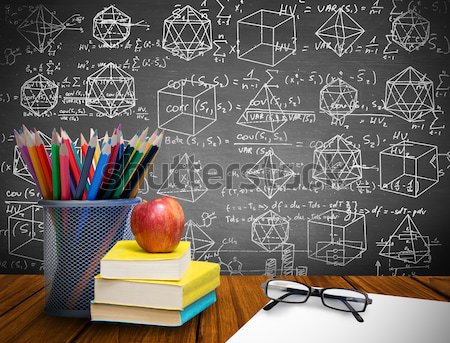 Boord lege Blackboard school student onderwijs Stockfoto © wavebreak_media