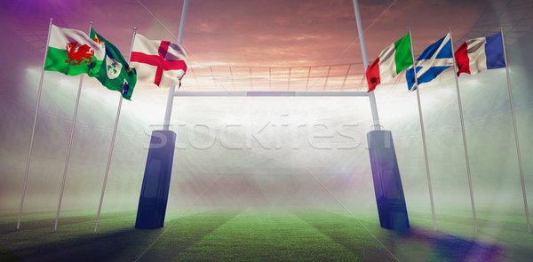 [[stock_photo]]: Image · rugby · stade · monde