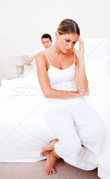 Distressed couple having an argument Stock photo © wavebreak_media
