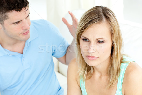 Young couple having an argue in the living-room  Stock photo © wavebreak_media