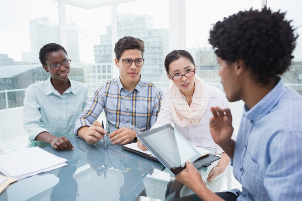 Casual business team having a meeting Stock photo © wavebreak_media