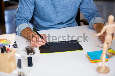 Construction worker working on cables Stock photo © wavebreak_media