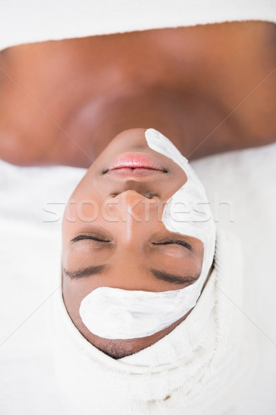 Csinos nő kezelés gyógyfürdő nő hotel fekete Stock fotó © wavebreak_media