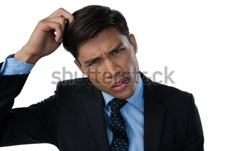 Portrait of confused businessman Stock photo © wavebreak_media