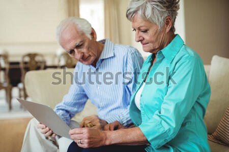 улыбаясь старший женщину говорить женщины врач Сток-фото © wavebreak_media