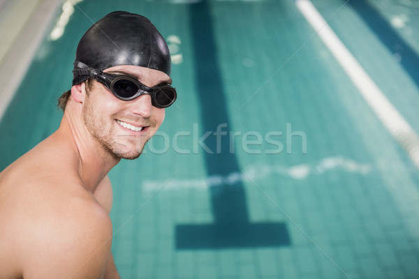 Heureux plongée piscine loisirs centre [[stock_photo]] © wavebreak_media