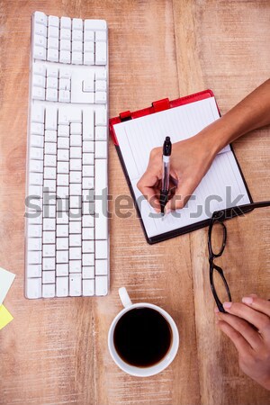 Graphic designer using digital tablet at his desk Stock photo © wavebreak_media