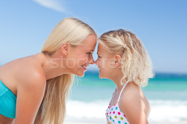 Daughter having fun with her mother Stock photo © wavebreak_media