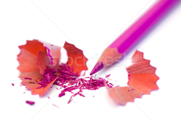 Pourpre crayon bois résumé stylo peinture [[stock_photo]] © wavebreak_media