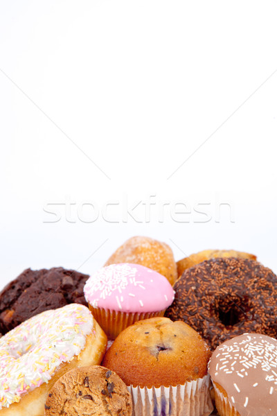 Stock photo: Cakes piled together