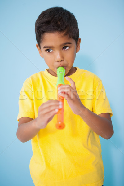 Cute wenig Junge spielen Schreiber Klassenzimmer Stock foto © wavebreak_media