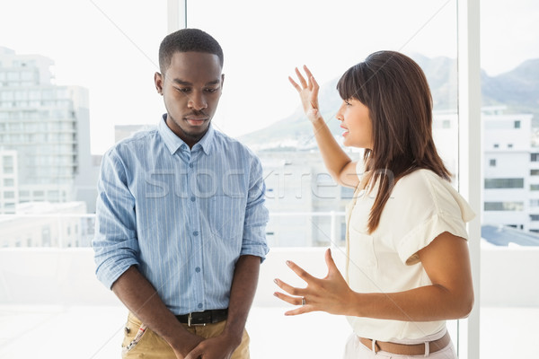 [[stock_photo]]: Affaires · travail · d'équipe · argument · bureau · homme