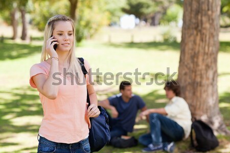 Woman upset at her crush with other girl Stock photo © wavebreak_media