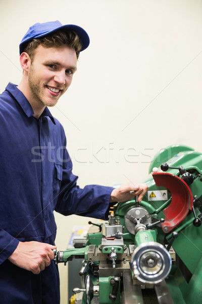 Foto stock: Engenharia · estudante · pesado · maquinaria · universidade · escolas