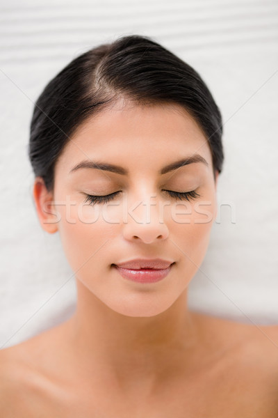Pretty brunette enjoying a massage Stock photo © wavebreak_media