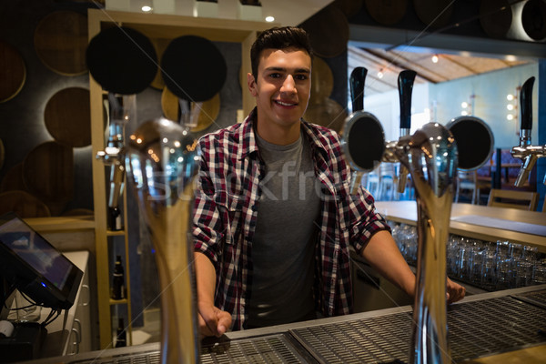 Portrait of owner at restaurant Stock photo © wavebreak_media