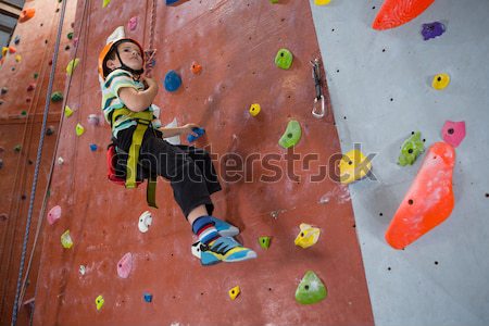 Low section of woman practicing rock climbing Stock photo © wavebreak_media
