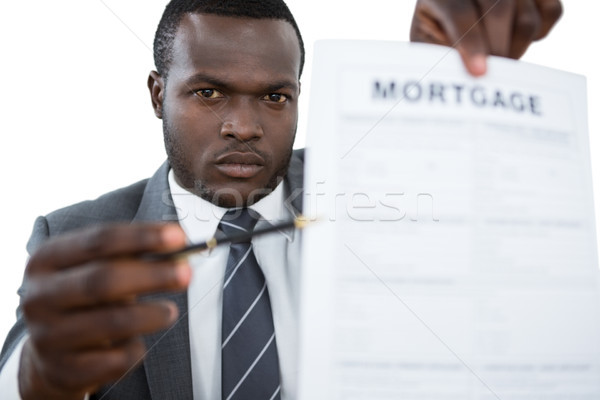 [[stock_photo]]: Affaires · hypothèque · document · affaires