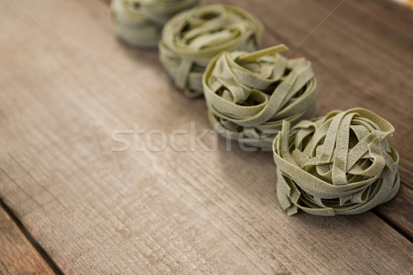 Tagliatelle pasta arranged in a row Stock photo © wavebreak_media