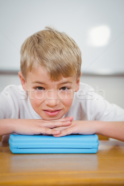 Pupil resting their head on school desk Stock photo © wavebreak_media