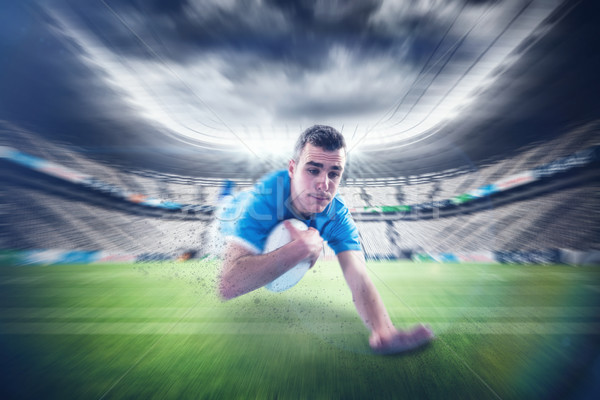 изображение регби игрок стадион трава Сток-фото © wavebreak_media
