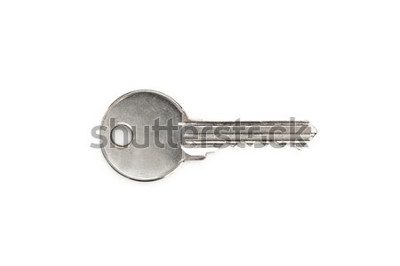 Silber Schlüssel weiß Stock foto © wavebreak_media