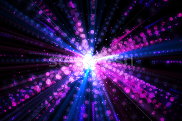 Digital generata cu laser roz culori Imagine de stoc © wavebreak_media