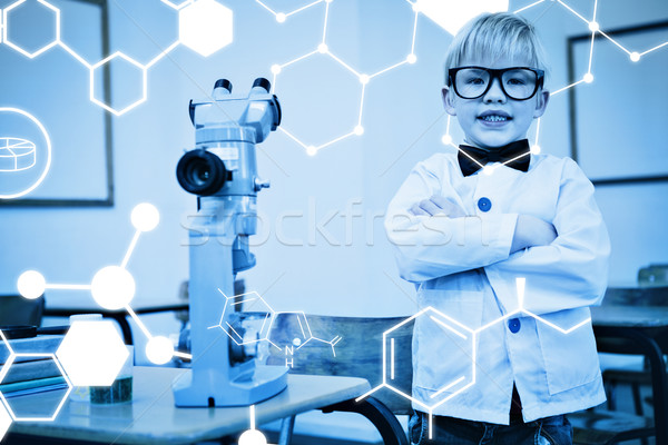 Stock photo: Composite image of science graphic