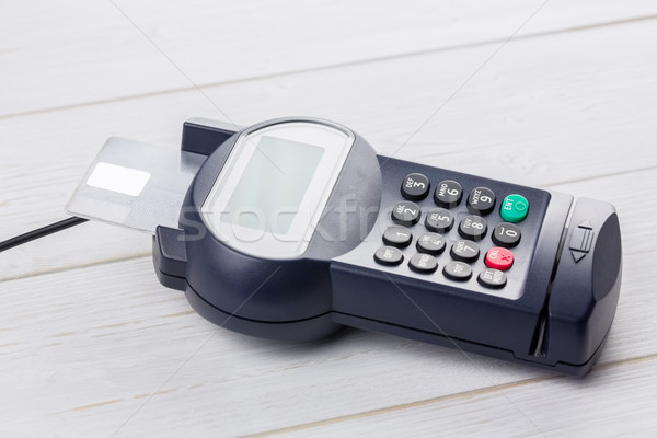 Credit card in banking machine Stock photo © wavebreak_media