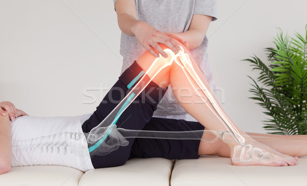 Huesos mujer compuesto digital mano médico médicos Foto stock © wavebreak_media