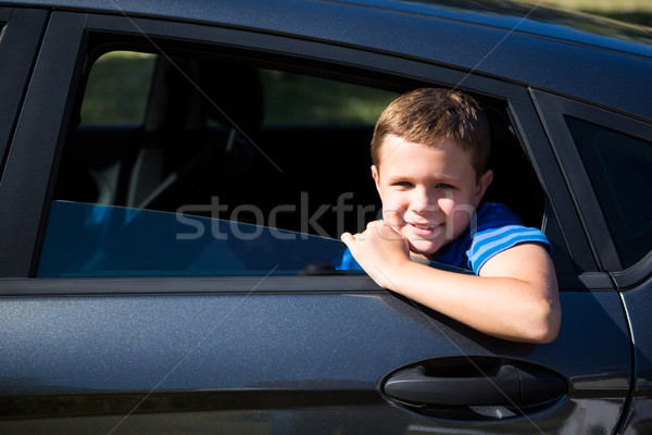 Regarder ouvrir voiture fenêtre portrait [[stock_photo]] © wavebreak_media