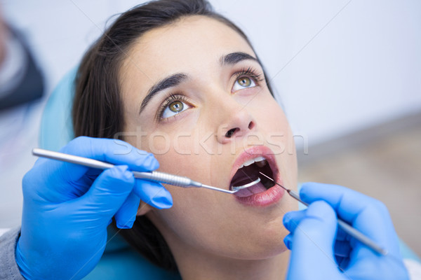 Foto d'archivio: Dentista · donna · medici